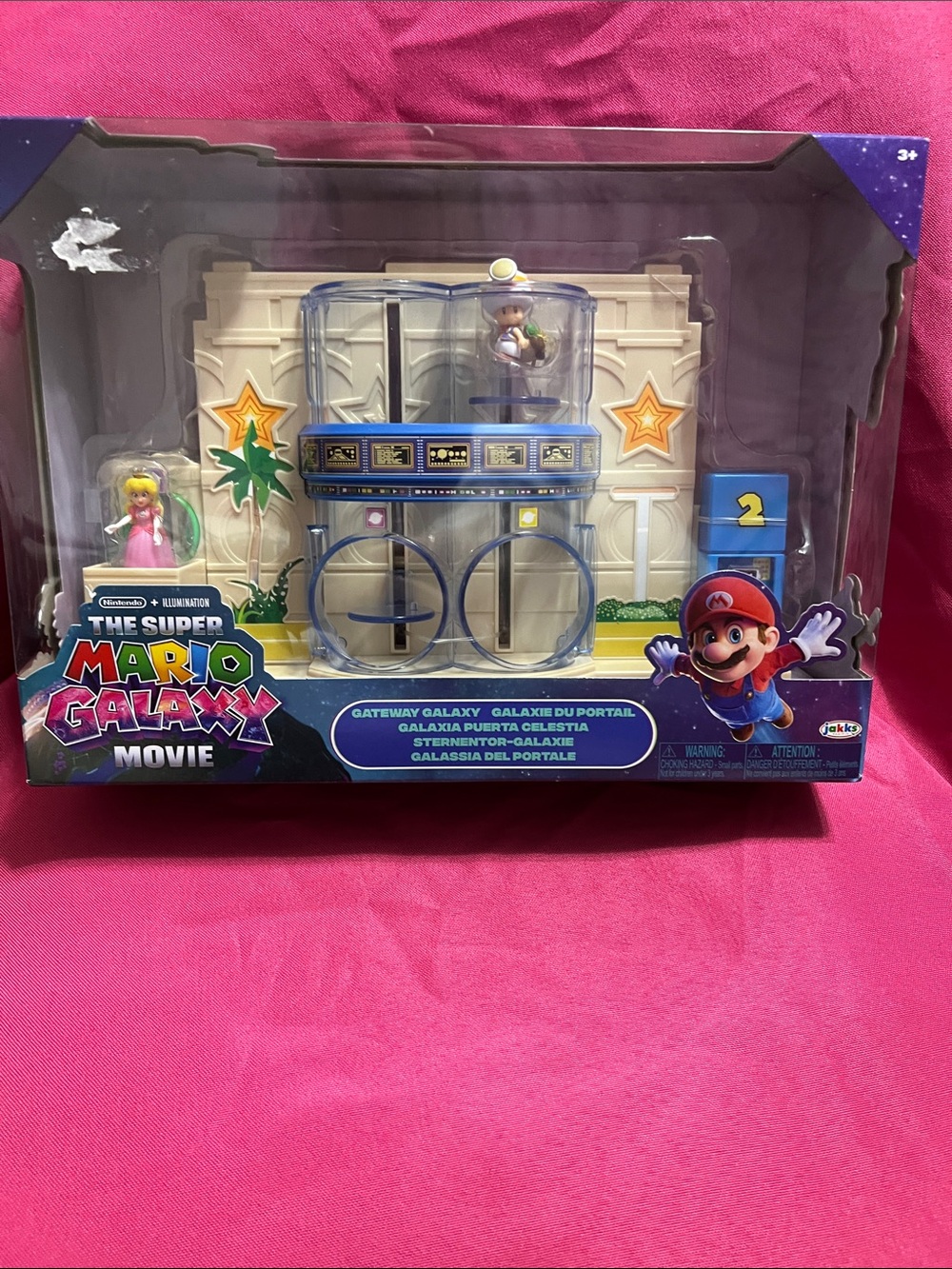 Nintendo Super Mario Galaxy Playset with Blue and Yellow Accents